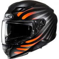 HJC F71 Zen Noir Orange Casque Intégral Taille S