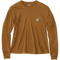 Carhartt Relaxed Fit Lightweight Pocket Chemise à manches longues pour dames Taille