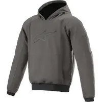 Alpinestars Sweat à capuche Ageless pour moto, gris foncé, S