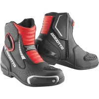Bogotto Cartagena Perforé Bottes Noir Blanc Rouge Taille 46