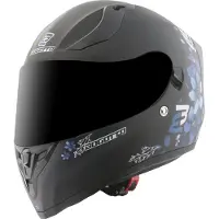 Bogotto Casque H128 Fiori, noir/bleu, M