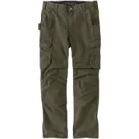 Carhartt Relaxed Fit Straight Steel Rugged Flex Ripstop Double-Front Cargo Pantalon Taille