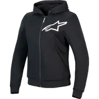Alpinestars Stella Chrome V2 Sport Sweat à capuche zippé de moto pour femmes