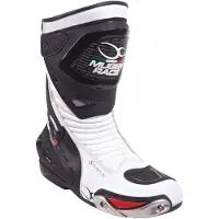 MUGENRACE Sphantom 2 Bottes Blanches Noires Perforées Taille 46