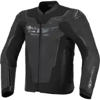 Alpinestars Veste En Cuir GP Force V2 Black Black, Taille: 58