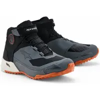 Alpinestars Chaussures De Moto CR-X Drystar Black Dark Gray Rust