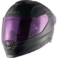 NEXX Y.100R Subsonic Noir Mat Rose Casque Intégral Taille 2XL