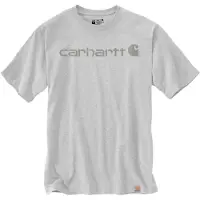 Carhartt Dearborn Relaxed Logo Short Sleeve T-shirt Gris XL Homme