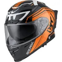 Berik Casque FF871 Mapuro, noir/orange, XS