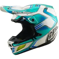 Troy Lee Designs Se5 Composite Crest Off-road Helmet Blanc L