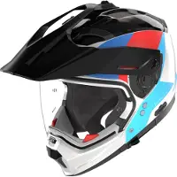 Nolan N70-2 X 06 TURBINE Casque Intégral Blanc/Bleu/Rouge L unisex