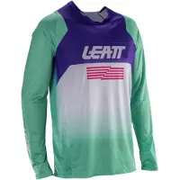 Leatt 4.5 Lite V26 Long Sleeve Jersey Vert,Bleu L Homme