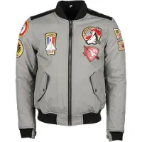 Helstons Veste textile moto Lynx, argent, 2XL