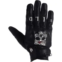 Helstons Skull Leather Gloves Noir 2XL Homme