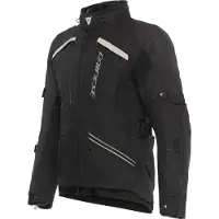 Dainese Gullfoss D-Dry, veste textile imperméable ,Noir/Gris Clair ,52