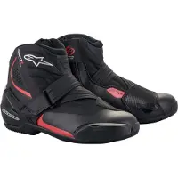 Alpinestars SMX-1 R V2 Noir Rouge Chaussures Taille 38