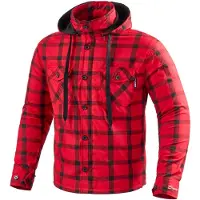 Bogotto Sweat à capuche zippé Lumb-R Motorrad de , rot/schwarz, 5XL