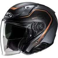 HJC RPHA 31 Kouv Noir Bronze Casque Jet Taille S