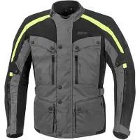 IXS gms blouson Temper gris foncé-jaune fluo S