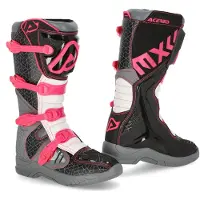 Acerbis X-Team Bottes Motocross Noir Rose Taille 45