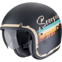 Scorpion Belfast Evo Adonis Open Face Helmet Noir XL