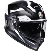 AGV Casque K7 Glimpse, noir mat/blanc, M (57/58)