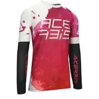 Acerbis Off Road Polypropylène J-Windy Filigrane ventilé Violet/Blanc Chemise taille L