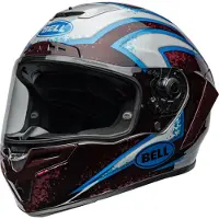 Bell Casque Race Star DLX Flex - Rouge brillant/Argent