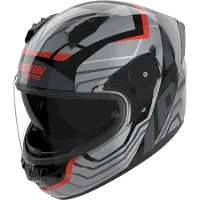 Nolan Casque N60-6 Eclettico, noir/gris/rouge, XS (55)