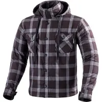 Bogotto Lumb-R Hoodie zippé pour moto, noir, S