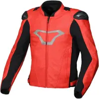 Sonstiges Veste en cuir perforé pour moto Macna Aviant Air, rouge, 56
