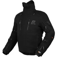 Rukka Veste de moto imperméable en textile Flexo-R, noire, taille 60