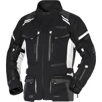 Büse Veste textile Highland III pour femmes, noir / gris clair, taille 38