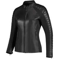 Rusty Stitches Donna Blouson en cuir de moto pour femmes Taille