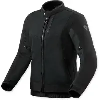 REV'IT! Veste textile imperméable Revit Highcrest H2O pour femme, noire, taille 44