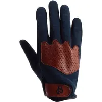 Helstons Duna Woman Perforated Leather Gloves Bleu 6 Femme