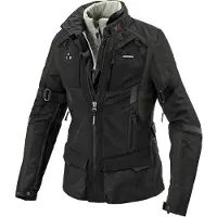 Spidi 4 Season Evo H2Out Veste textile moto pour femme, noir/vert, L