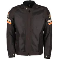 Helstons Veste moto Elron Mesh, marron foncé, M