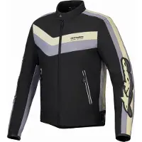 Alpinestars Veste textile de moto T-Dyno Wr, noir/gris, taille S