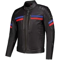 Rusty Stitches Steve Blouson en cuir de moto Taille