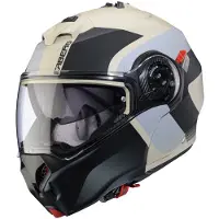Caberg Casque modulable Duke Evo Indy, noir mat/beige, taille S (55/56)
