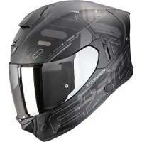 Scorpion EXO-530 Air Fond Casque Intégral Mat/Noir/Argenté XL unisex