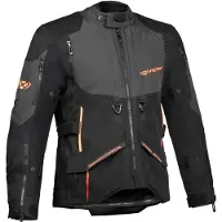 Ixon Ragnar Noir Anthracite Orange Blouson Moto Textile Taille L