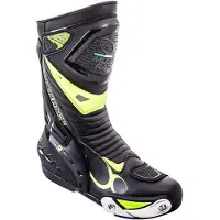 MUGENRACE Sphantom 2 Bottes Noires Jaune Fluo Perforées Taille 44