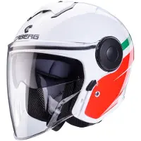 Caberg Soho Zephyr Casque Jet Blanc/Rouge/Vert M unisex