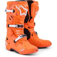 Alpinestars Bottes Tech 10 Supervented Orange Fluo Black White