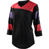Troy Lee Designs Maillot de cyclisme VTT pour femme Mischief Rugby (Firecracker Small)