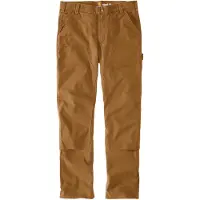 Carhartt Relaxed Straight Rugged Flex Duck Double-Front Dungaree Pantalon Taille