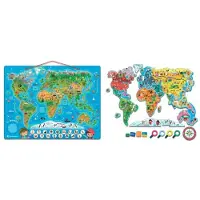 Clementoni Magnetic World Geo6 Pieces Puzzle Multicolore Enfants