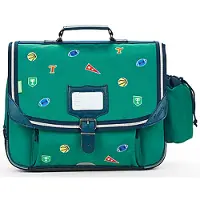 Tann'S Cartable DAN CARTABLE 38 CM POCHE GOURDE garcons - Vert - Unique